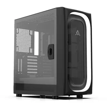 Корпус Alseye Ai, ATX, Midi-Tower, USB 3.0, черный, без БП