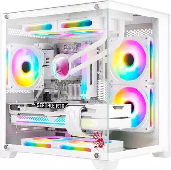 Корпус Bloody BD-CC105, ATX, Midi-Tower, USB 3.0, USB Type-C, белый, без БП (BD-CC105-WH)