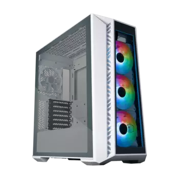 Корпус COOLERMASTER MasterBox 520, ATX, Midi-Tower, USB 3.2, USB Type-C, RGB подсветка, белый, без БП (MB520-WGNN-S01)