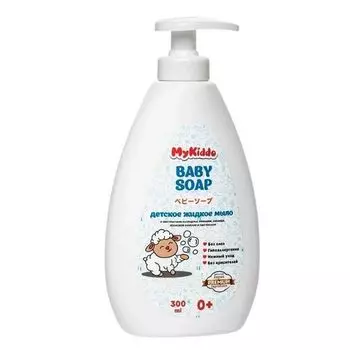 Мыло жидкое с с экстрактами календулы, ромашки, лаванды и пантенолом MyKiddo 300мл