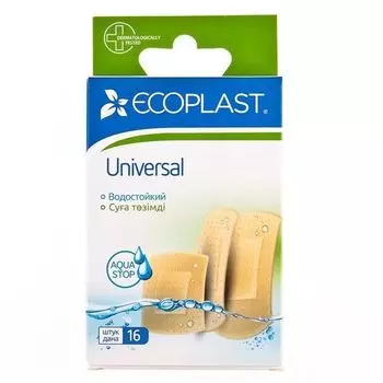 Набор пластыри медицинские эластичные Экопласт Universal 16 шт.