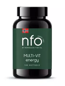 Мульти-Вит NFO/Норвегиан фиш оил капсулы 650мг 180шт