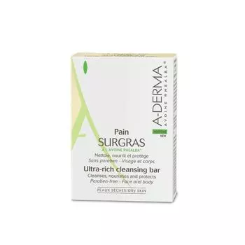 Мыло твердое ультраобогащенное косметическое A-derma/А-дерма 100г