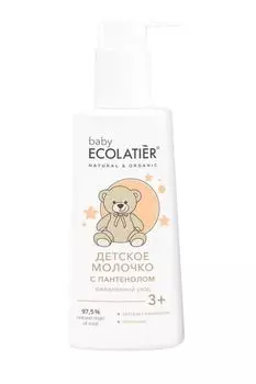 Молочко детское с пантенолом Ежедневный уход" 3+, Ecolatier baby 150 мл"