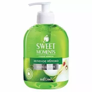 Мыло для рук Зеленое яблоко Sweet moments Белита 500 мл