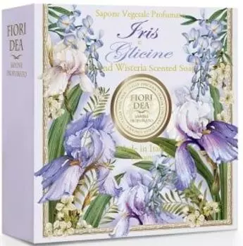 Мыло кусковое ирис и глициния Fiori Dea/Фьери Дея 100г