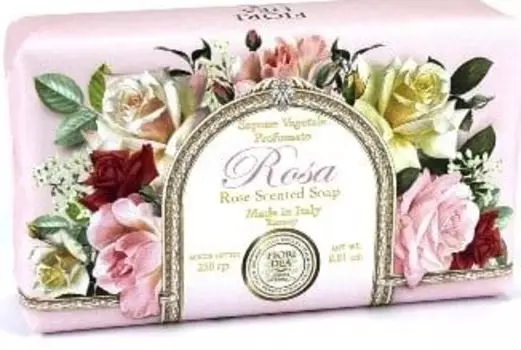 Мыло кусковое роза Fiori Dea/Фьери Дея 250г