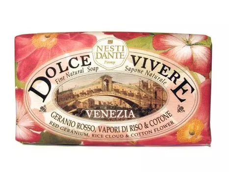 Мыло твердое туалетное Venezia Dolce vivere Nesti Dante/Нести Данте 250г