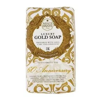 Мыло твердое туалетное золотое Luxury Nesti Dante/Нести Данте 250г