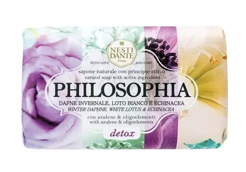 Мыло твердое туалетное детокс Philosophia Nesti Dante/Нести Данте 250г