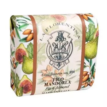 Мыло твердое туалетное инжир и миндаль La Florentina/Ла флорентина 106г