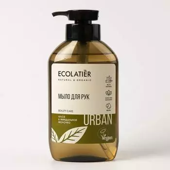 Мыло жидкое алоэ & миндальное молочко, Ecolatier 400 мл