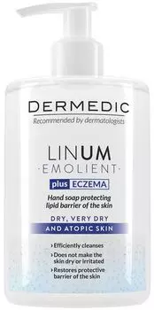 Мыло жидкое для рук Linum emollient Dermedic/Дермедик 300мл