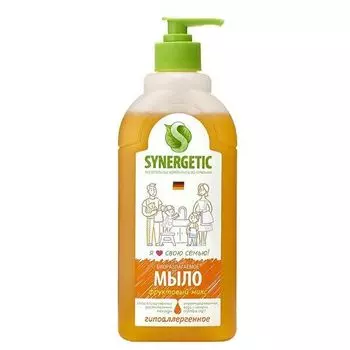 Мыло жидкое Фруктовый микс Synergetic дозатор 500 мл