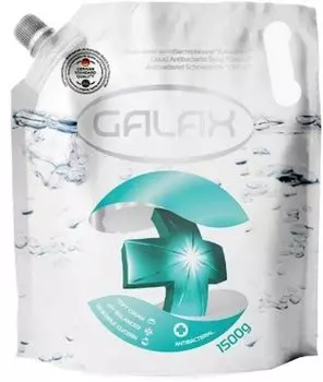 Мыло жидкое Galax антибактериальное с экстр. фрукта драгона и масла макадамии дой-пак Dallas 1500мл