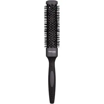 Круглая расческа Termix Evolution XL 28 мм, длиннее на 3 см, с ионизированными волокнами, черный/белый