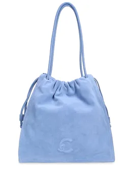 Сумка замшевая с брелоком COCCINELLE