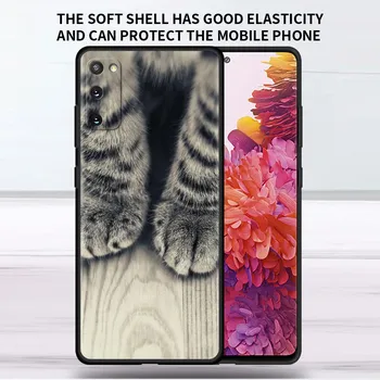 Мягкий чехол для Samsung Galaxy Note 20 Ultra 10 Plus Lite A50 A70 A20 A40 A20e 9 8 A60 A10e Funda, чехол для телефона, милый чехол с изображением кота Aniaml Samsung Note 8
