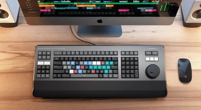 Клавиатура Blackmagic DaVinci Resolve Editor Keyboard DV/RES/BBPNLMLEKB
