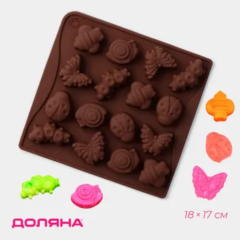 Форма для конфет и шоколада доляна