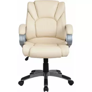 Кресло офисное Brabix Eldorado EX-504 экокожа бежевое (531167)