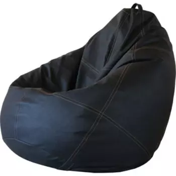 Кресло-мешок Папа Пуф Boss черный 3XL 150x100