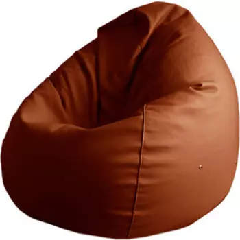 Кресло-мешок Папа Пуф Экокожа коричневый 3XL 150x100