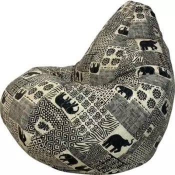 Кресло-мешок Папа Пуф Жаккард Индия 3XL 150x100