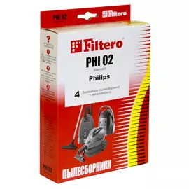 пылесборники FILTERO PHI 02 Standard (4)