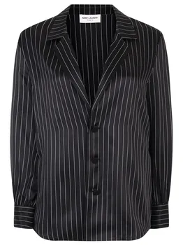 Блуза шелковая SAINT LAURENT