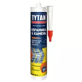 Клей монтажный Tytan, акриловый, для керамики и камня, 310 мл, 16134