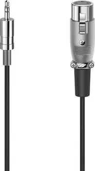 Адаптер Hama H-205311 00205311 Jack 3.5 (m)/XLR (f)