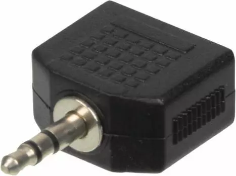 Адаптер Ningbo JAAA095-B 2xJack 3.5 (f)/Jack 3.5 (m)