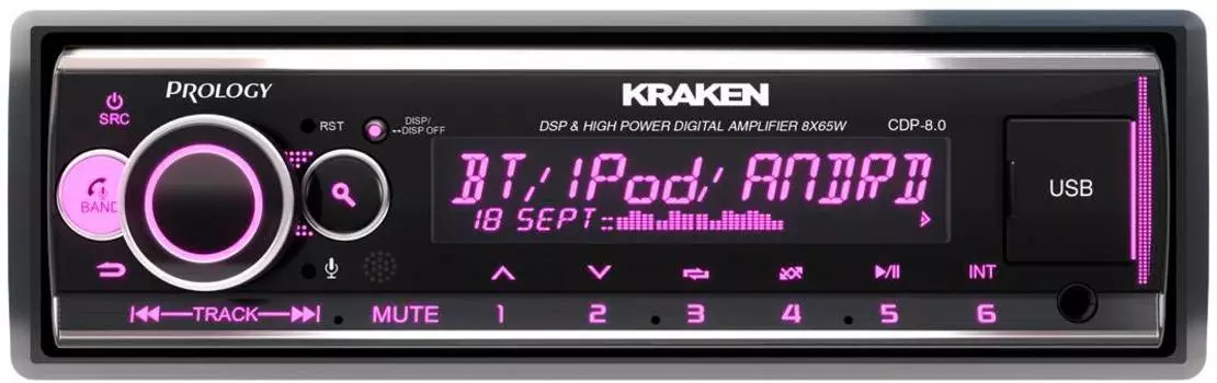 Автомагнитола Prology CDP-8.0 KRAKEN (prcdp8.0kraken)