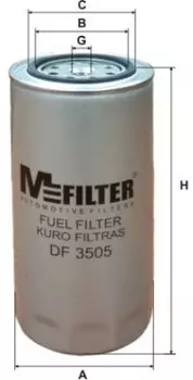 Топливный фильтр MFILTER DF 3505 Omn DAF FT95