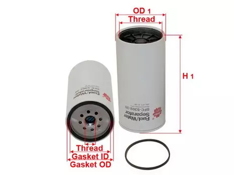 Топливный фильтр SAKURA SFC-5302-30 MB