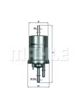 Топливный фильтр KNECHT KL156/3 Audi A3, Seat Altea/Ibiza/Toledo, VW Golf V/Touran/Jetta 1.4/1.6/3.2 03>