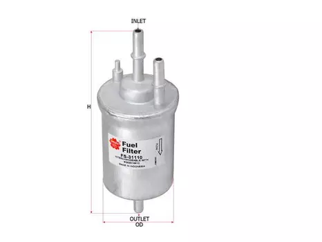 Топливный фильтр SAKURA FS31110 Audi A3, Seat Altea/Ibiza/Toledo, VW Golf V/Touran/Jetta 1.4/1.6/3.2 03>