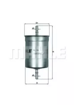 Топливный фильтр KNECHT KL79 Audi A4/A6/S4/TT 98>, VW Bora/Golf/NewBeetle/T4/T5 1.4-3.2 97>