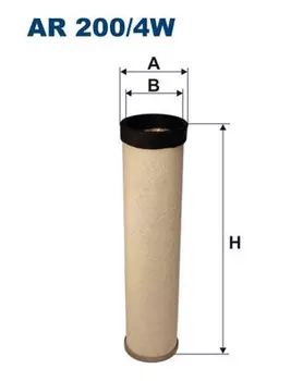 Фильтр воздушный FILTRON AR200/4W