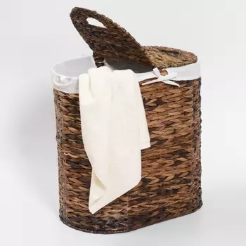 Корзина для белья WasserKRAFT Dill WB-611 WB-611-L коричневая