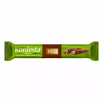 Конфета Конфеста Konfesta duo с орехово-сливочным кремом 38 г