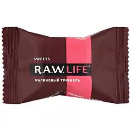 Конфета R.A.W. LIFE Малиновый трюфель 18 г