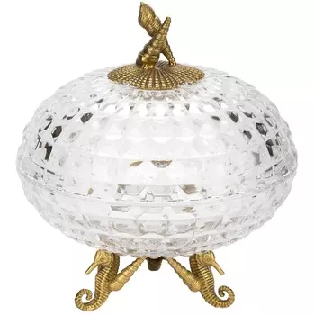 Конфетница Glasar 20х20х22 см