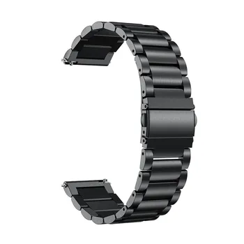 Ремешок для браслета из нержавеющей стали 20 мм 22 мм для Samsung Galaxy Watch 42 мм 46 мм Actice 2, ремешок для умных часов Samsung Gear S3/S2 Classic 20mm Width серебряный