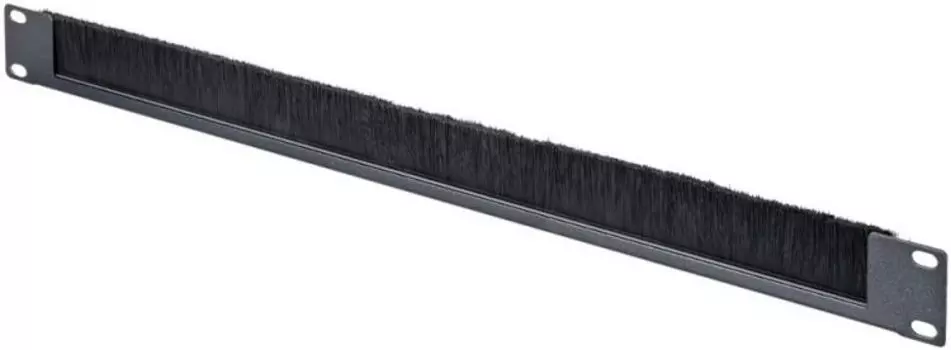 Кабельный организатор Eurolan 25B-1U-22BL 19", 1U, П-образныи, щеточныи ввод