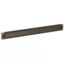 Кабельный ввод DKC R5SPZ191HEB с щеточным буртиком 19" 1U RAL9005, "RAM telecom"
