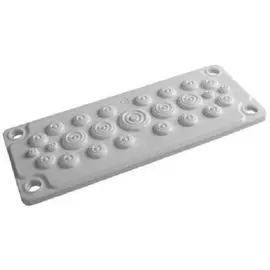 Кабельный ввод пластиковый DKC R5HTC25 V0 UL94, IP65, +130 ..- 40, 25 отверстий (тип FL21), "RAM Block"