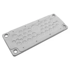 Кабельный ввод пластиковый DKC R5HTKC36 V0 UL94, IP65, +130 ..- 40, 36 отверстий (тип FL21), "RAM Block"