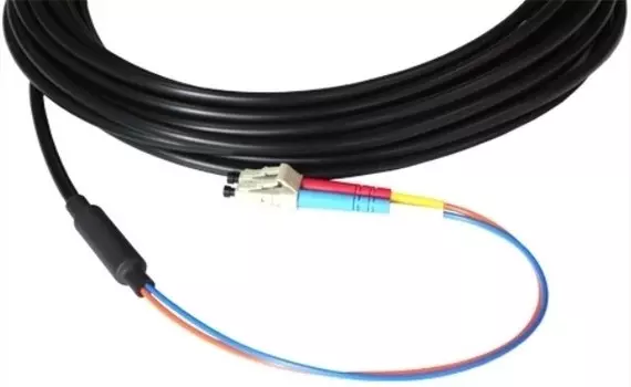 Кабель Opticis LLSD-090DT-30 дуплексный одномодовый оптоволоконный с разъемами 2LC-2LC в защитной оболочке